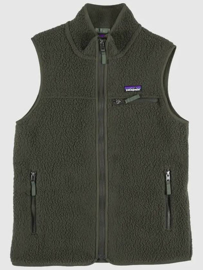 Retro Pile Fleece Vest Fine Needle Green - PATAGONIA - BALAAN 2