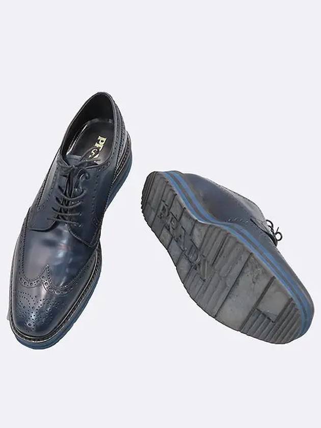 Smith Market Used Luxury Navy Shoes Men s - PRADA - BALAAN 3