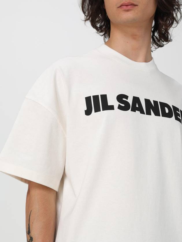 T-shirt di cotone con logo Jil Sander - JIL SANDER - BALAAN 5