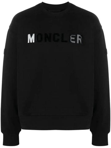 logo applique sweatshirt I20918G00012809KX - MONCLER - BALAAN 1