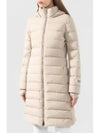 zip hood down padding cream - BURBERRY - BALAAN 2