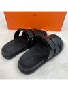 Chypre Men s Sandals Slippers Black H222000ZH - HERMES - BALAAN 3