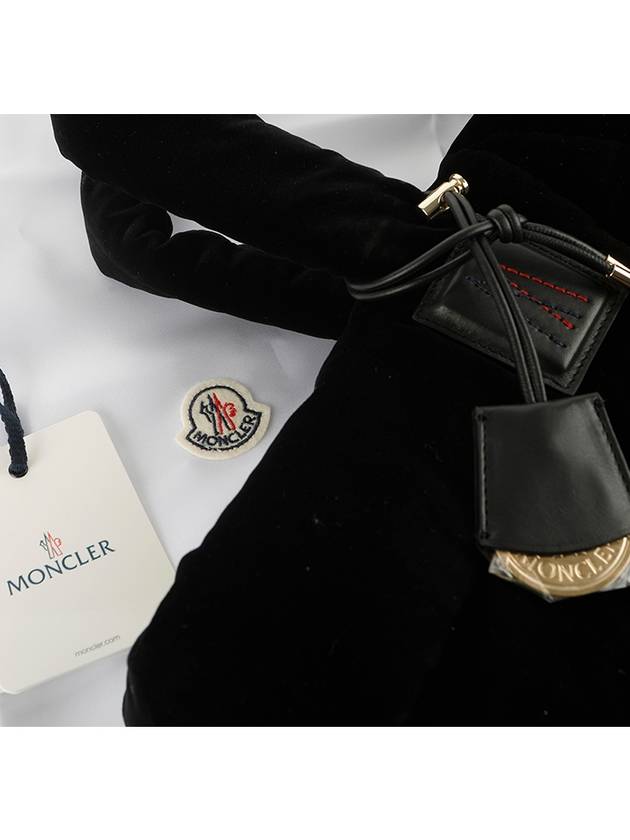 Powder Velvet Quilted Tote Bag Black - MONCLER - BALAAN 9