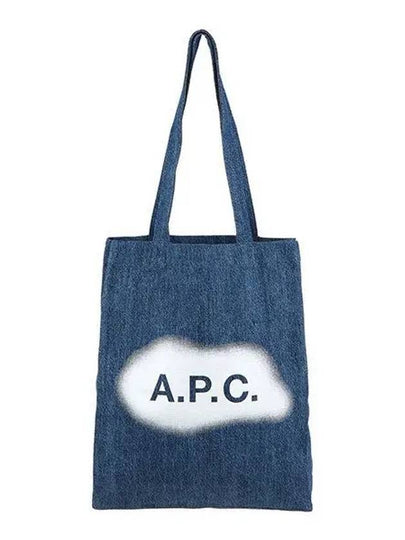 Diane Cotton Tote Bag Blue - A.P.C. - BALAAN 2