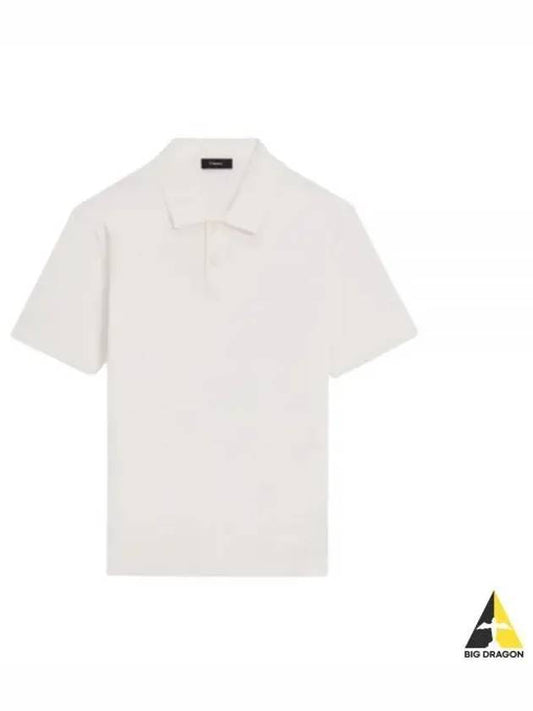 Goris Polo Shirt in Light Bilen O0186711 100 - THEORY - BALAAN 1