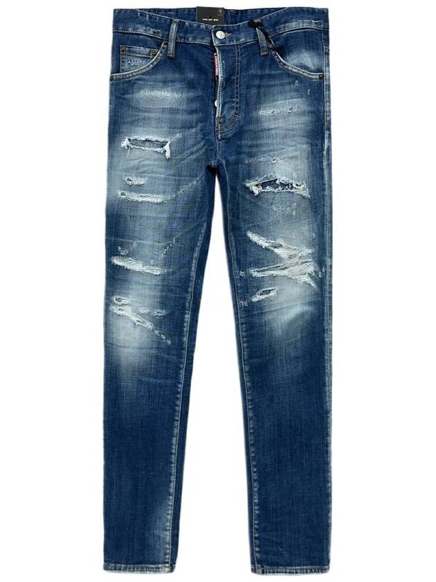 Men's Cool Guy Destroy Jeans Blue - DSQUARED2 - BALAAN 2