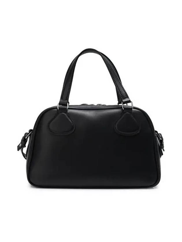 Reedition Bowling Leather Tote Bag Black - COURREGES - BALAAN 3