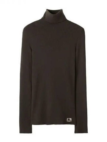 EKD logo patch turtleneck knit 271661 - BURBERRY - BALAAN 1