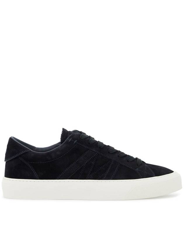 Monaco2 Low-Top Sneakers Dark Blue - MONCLER - BALAAN 2