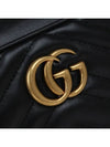 GG Marmont Zip Top Matelasse Mini Cross Bag Black - GUCCI - BALAAN 8