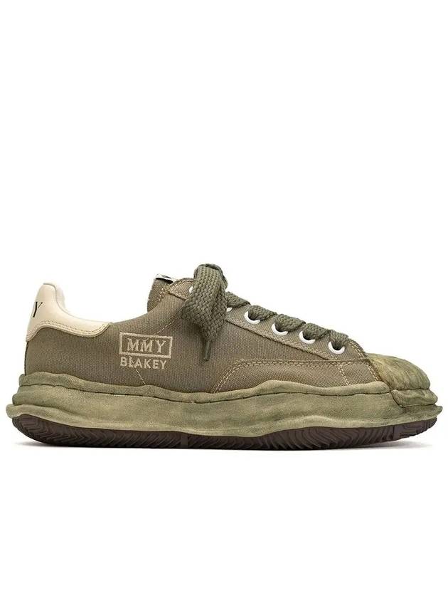 Blakey VL OG Sole Canvas Low Top Sneakers Khaki - MIHARA YASUHIRO - BALAAN 3