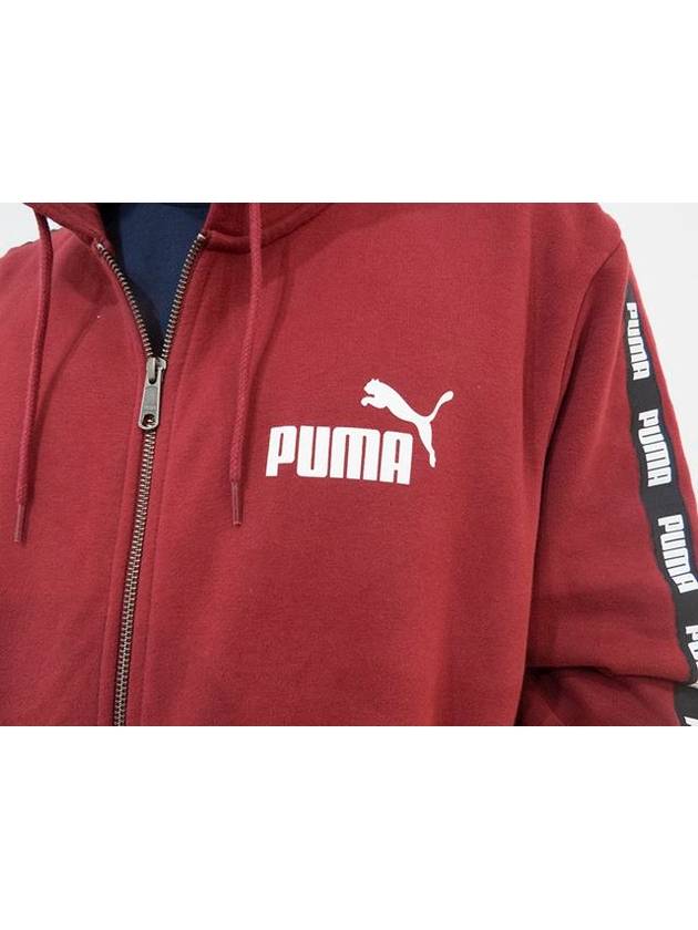 0185411601Sideline tape logo hooded zipper jacketburgundy - PUMA - BALAAN 20