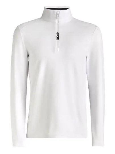 Brushed Back Tech Quarter Zip Long Sleeve T-Shirt White - G/FORE - BALAAN 2