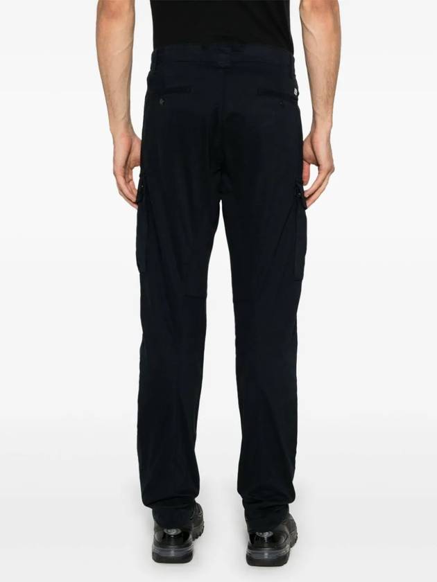 Stretch Sateen Ergonomic Lens Double Cargo Straight Pants Navy - CP COMPANY - BALAAN 5