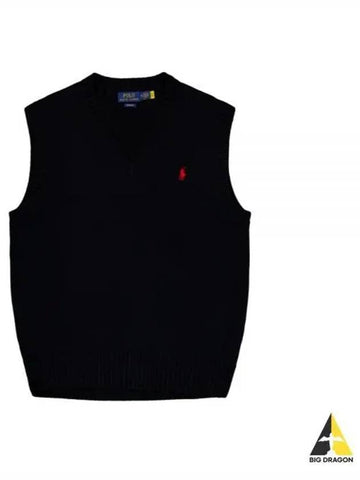 POLO RALPHLAUREN pony logo embroidered knit vest 710A33366001 - POLO RALPH LAUREN - BALAAN 1