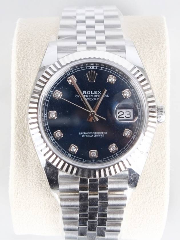 Datejust 41 Steel Blue Plate 10P 24 Years - ROLEX - BALAAN 1