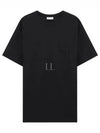 CD Icon Relaxed Fit Organic Cotton Short Sleeve T-Shirt Black - DIOR - BALAAN 2