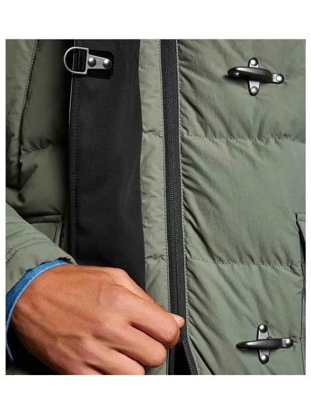 hook lock hooded down padded jacket - FAY - BALAAN 4