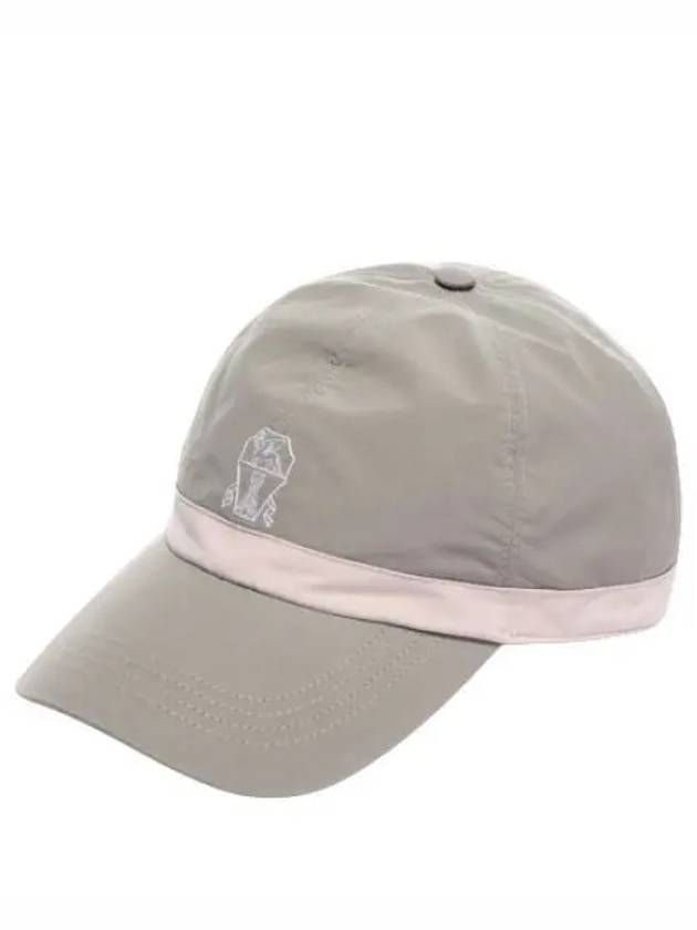 logo embroidery cap men hat - BRUNELLO CUCINELLI - BALAAN 1