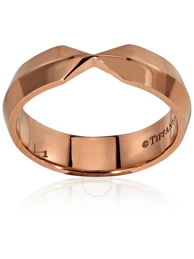 Tiffany 18k Rose Gold Nesting Wide Band Ring, Size 9 - TIFFANY & CO. - BALAAN 3