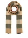 Lightweight Check Cashmere Scarf Beige - BURBERRY - BALAAN 2