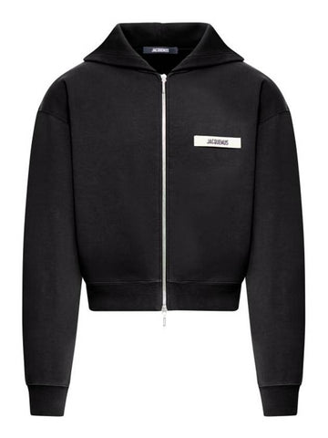 Jacquemus Hooded Sweatshirt 246JS2572036990 BLACK - JACQUEMUS - BALAAN 1