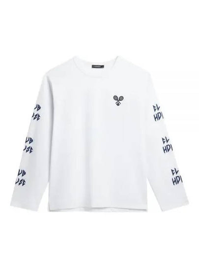 Camilo Graphic Long Sleeve T-Shirt White - J.LINDEBERG - BALAAN 2