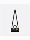 Lady D Joy Cannage Small Lambskin Tote Bag Black - DIOR - BALAAN 8