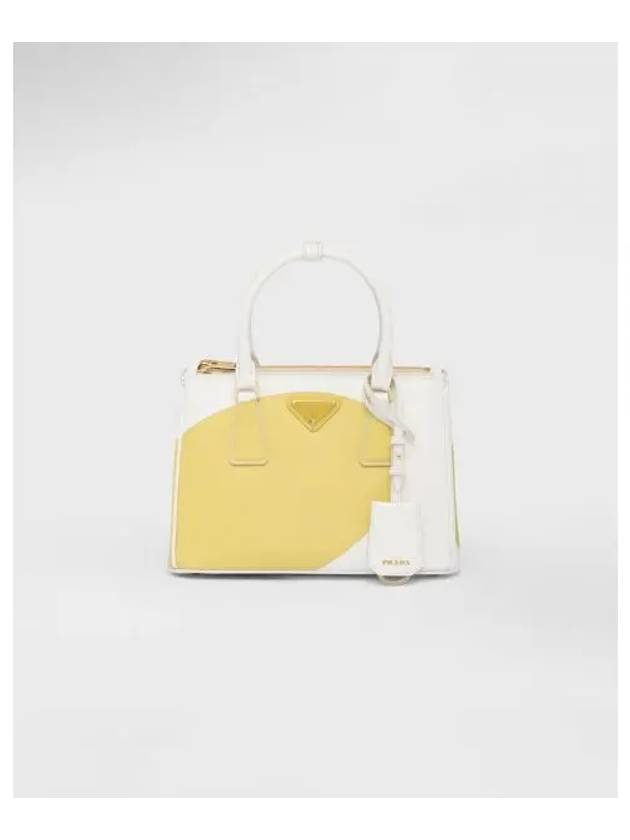 Galleria Saffiano Special Edition Small Tote Bag White Cider - PRADA - BALAAN 2