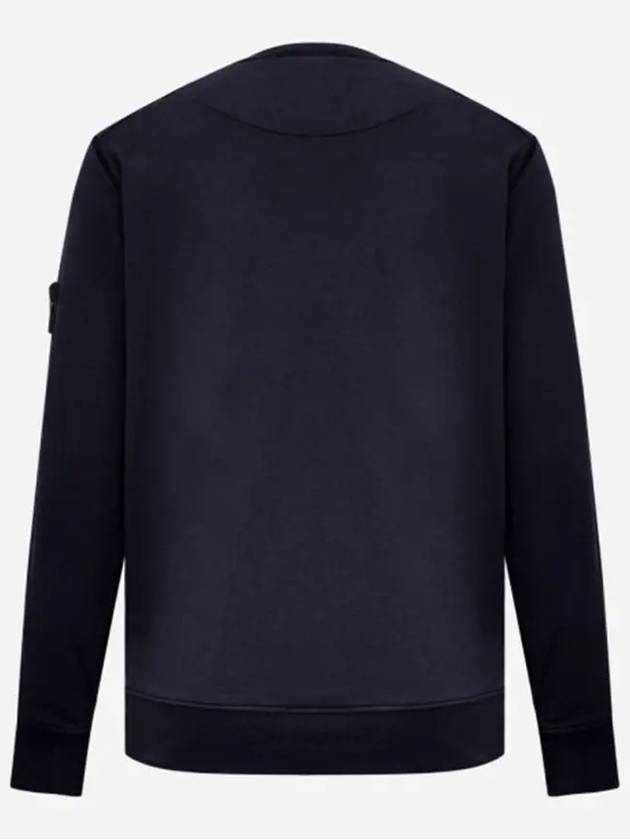 Compass Patch Cotton Sweatshirt Navy - STONE ISLAND - BALAAN 3