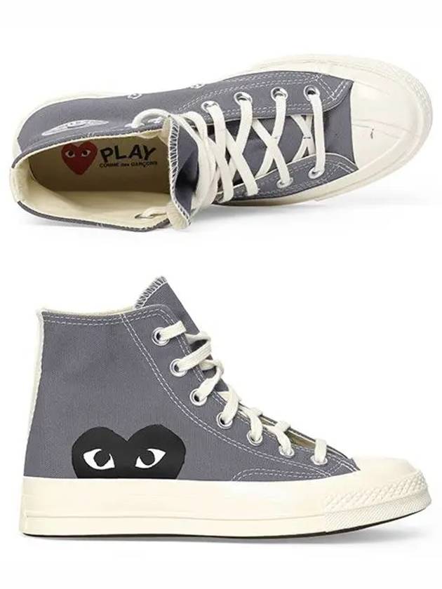 Play New Big Heart Chuck 70 High Low Top Sneakers P1 K122 1 Gray - COMME DES GARCONS - BALAAN 3