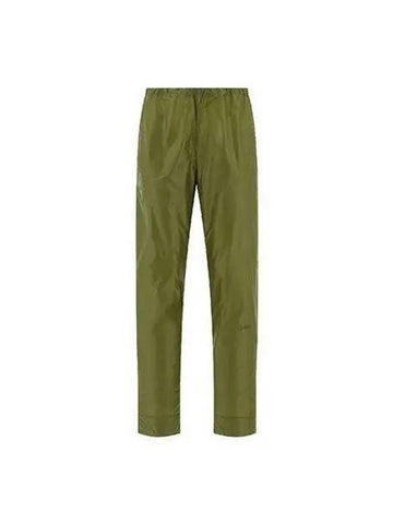 Women s Quilted Jogger Track Pants Khaki F7710 - GANNI - BALAAN 1