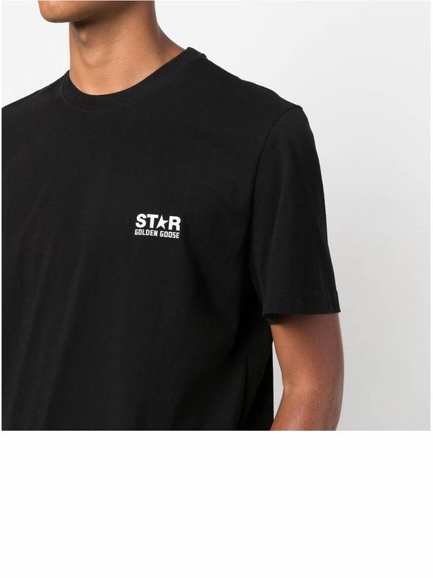 Star Collection Logo Short Sleeve T-Shirt Black - GOLDEN GOOSE - BALAAN 6