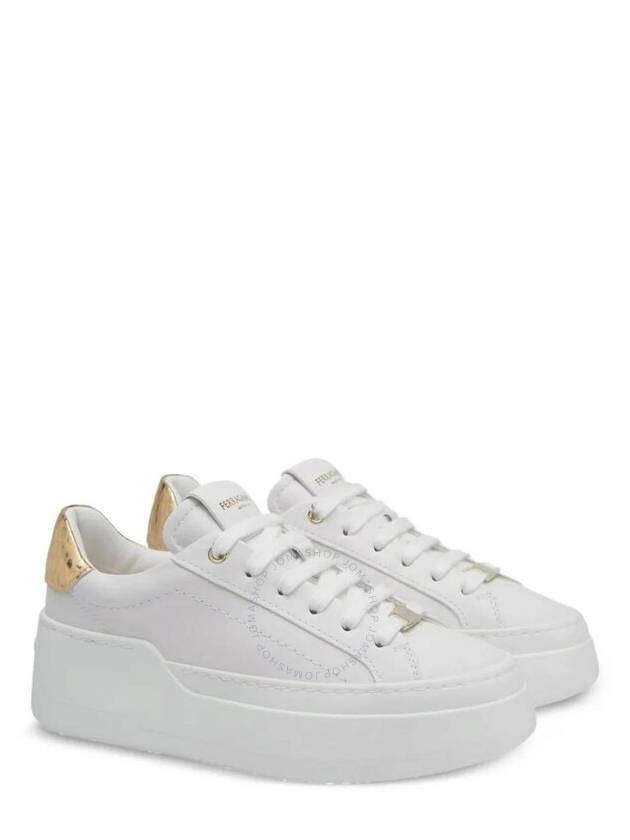 Salvatore Sneakers 030573769352001 P24 WHITE - SALVATORE FERRAGAMO - BALAAN 3