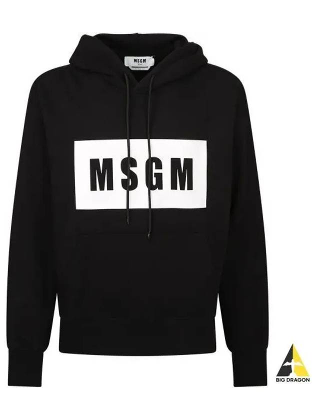 Box Logo Hood Black - MSGM - BALAAN 2