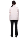 Intarsia Heart Logo Turtleneck White - AMI - BALAAN 6