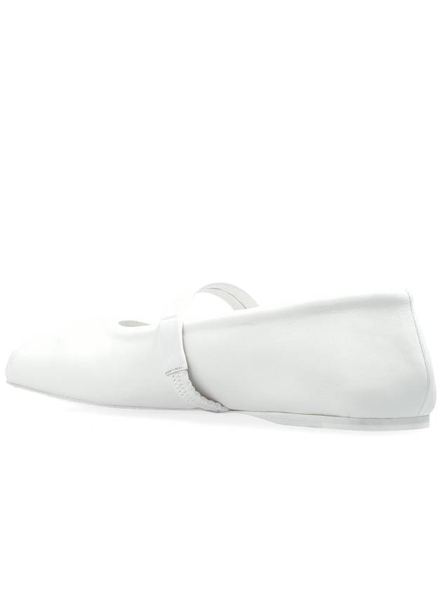 Marni Leather Ballet Flats, Women's, White - MARNI - BALAAN 5