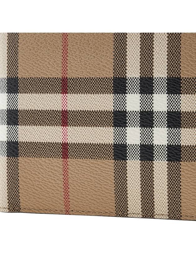 Men's Vintage Check Half Wallet Beige - BURBERRY - BALAAN 7