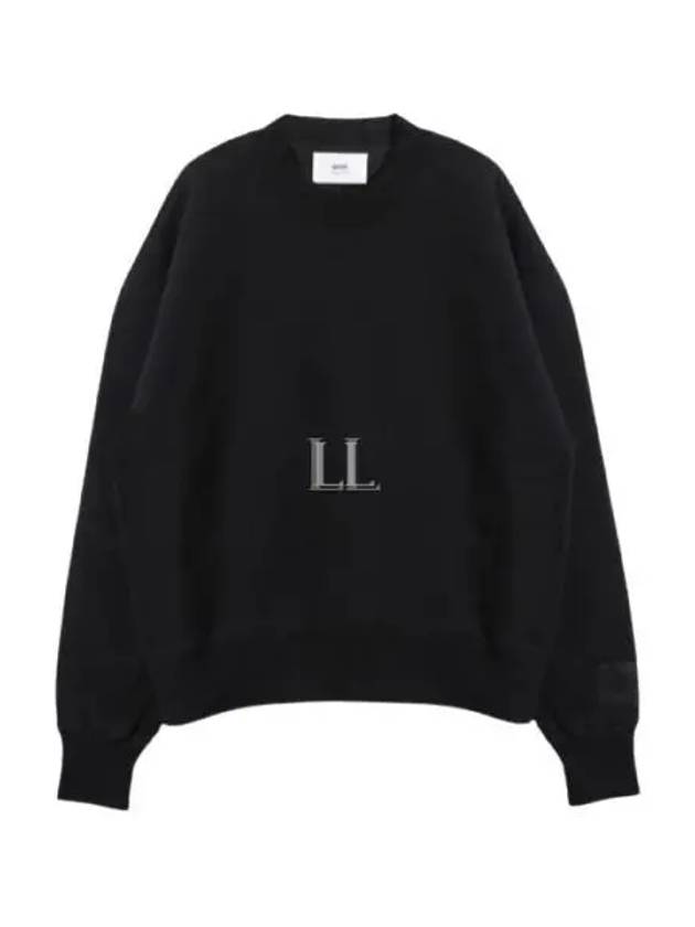 Alexandre Mattiussi Embroidered Logo Sweatshirt Black - AMI - BALAAN 2