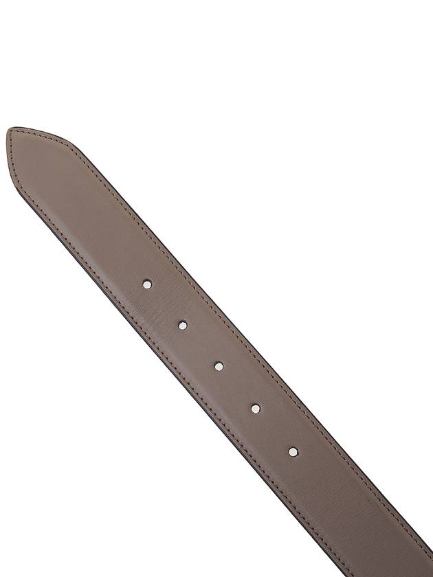 FF stud buckle leather belt brown - FENDI - BALAAN 10