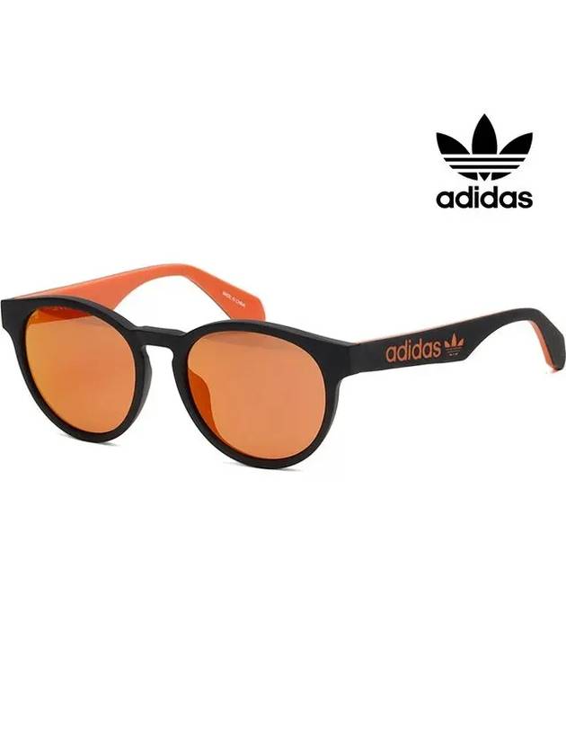 Sunglasses Mirror Orange Round Sports Horned Rim Fishing Running Golf OR0025 02U - ADIDAS - BALAAN 1