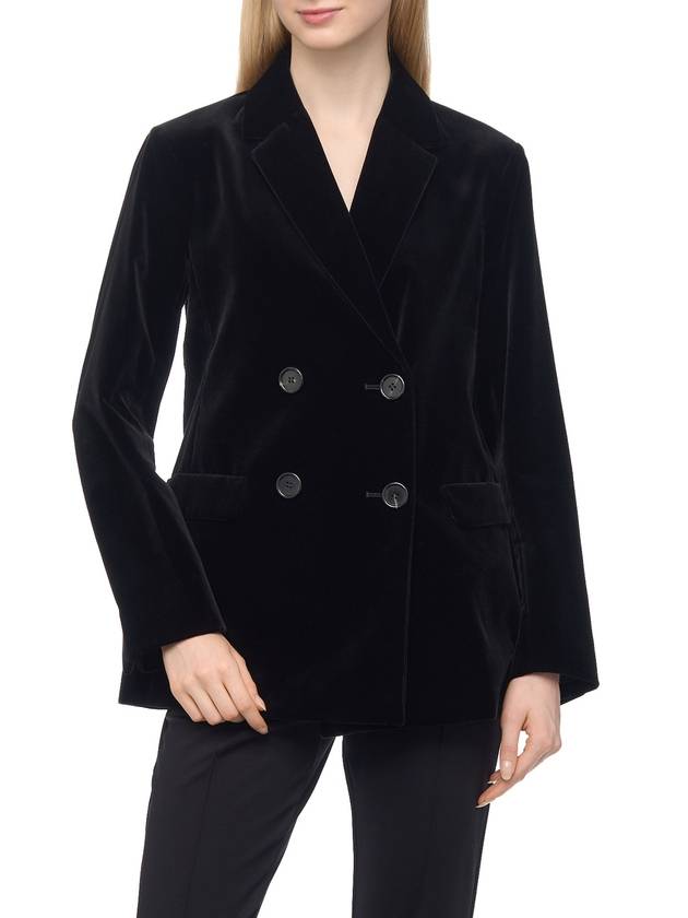 Eufemia Velvet Jacket Black - S MAX MARA - BALAAN 2