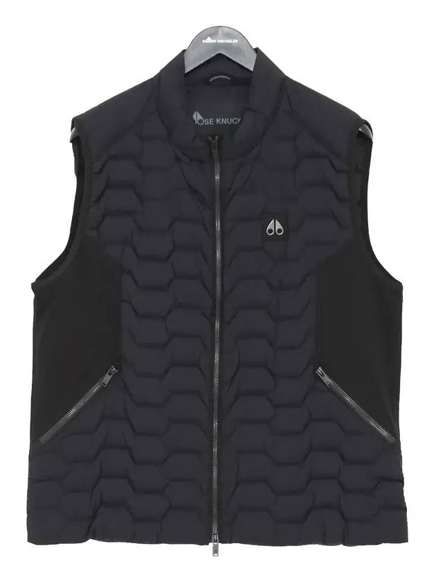 Granite Hybrid Down Vest Black - MOOSE KNUCKLES - BALAAN 3