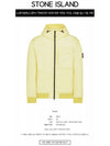 Wappen Patch Nylon Crinklips Hooded Jacket Yellow - STONE ISLAND - BALAAN 3