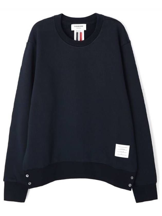 Center Back Stripe Crewneck Sweatshirt Navy - THOM BROWNE - BALAAN 2