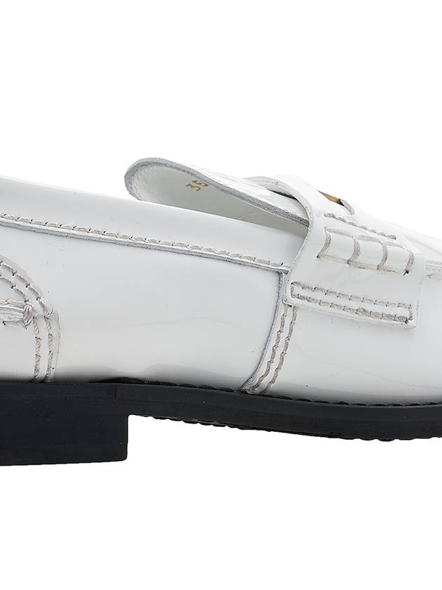 Patent Leather Penny Loafers White - MIU MIU - BALAAN 11