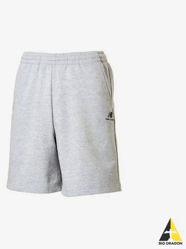 Uni Sports Knit Shorts 15 Gray - NEW BALANCE - BALAAN 1