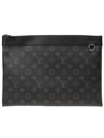 Pochette Apollo Monogram Eclipse Clutch Bag Grey - LOUIS VUITTON - BALAAN 1