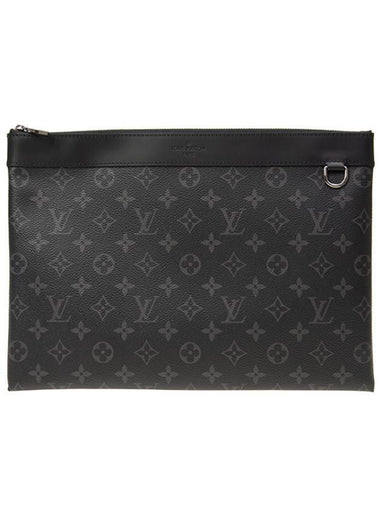 Pochette Apollo Monogram Eclipse Clutch Bag - LOUIS VUITTON - BALAAN 1