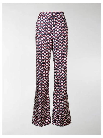 Printed Flare Wide Pants - VALENTINO - BALAAN 2